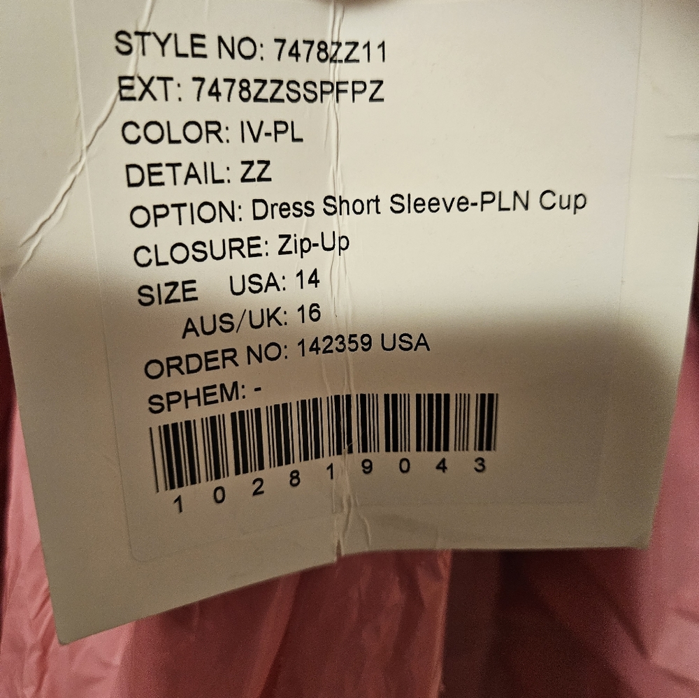 New Stella York Wedding Dress Style 7478 Size 14 - Picture 8 of 8